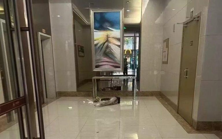 事发现场。（取材自潇湘晨报）