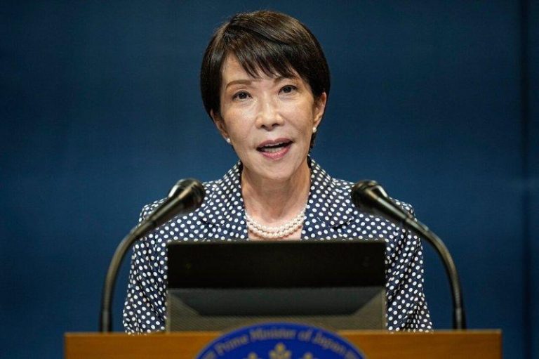 日本首相高市早苗。(美联社)