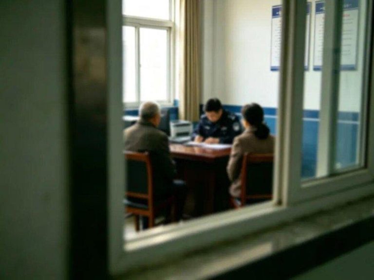 赵大爷在警方帮助下，和家暴他近一甲子的老伴离了婚。（取材自微信）