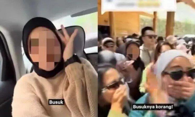 大马女子在影片中称「中国人不洗澡」、「很臭」。（视频截屏）