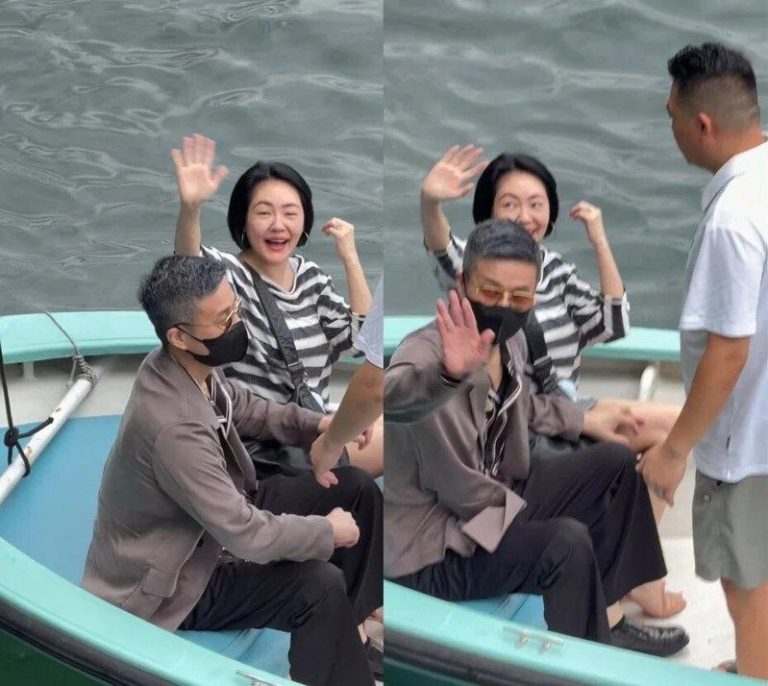 小S夫妇现身香港被捕获 许雅钧白发成焦点 小S与老公许雅钧现身香港。(取材自小红书)