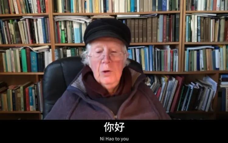 84岁剑桥大学人类学教授艾伦麦克法兰常以「你好」开场。(取材自@Prof.Ala...