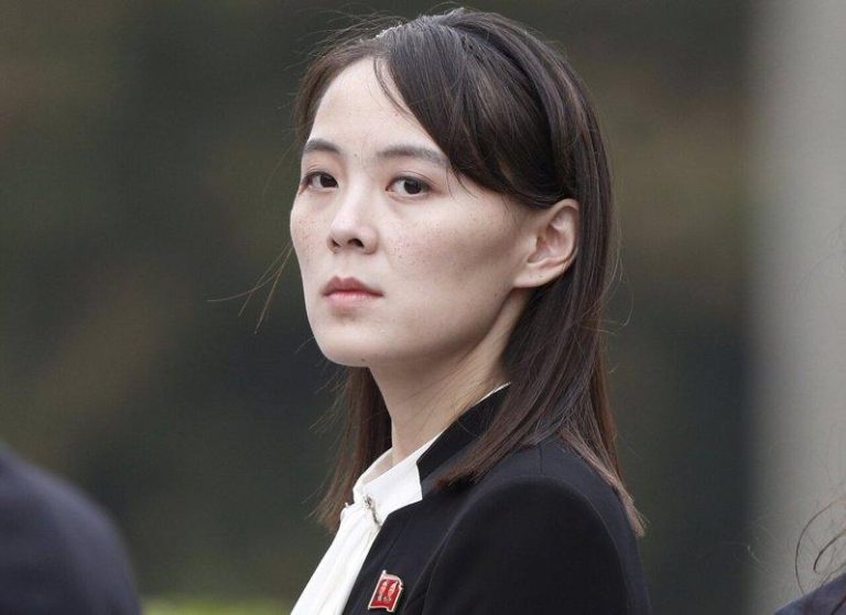 藉谴责美国堵习近平嘴?习出访前夕金与正斥责美半岛无核化论 北韩领导人金正恩胞妹、北韩劳动党中央委员会部长金与正。(美联社)