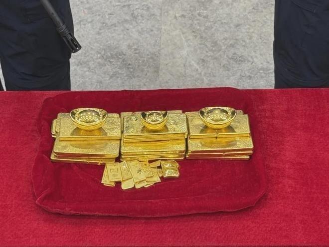图为涉案黄金。(取材自人民网)