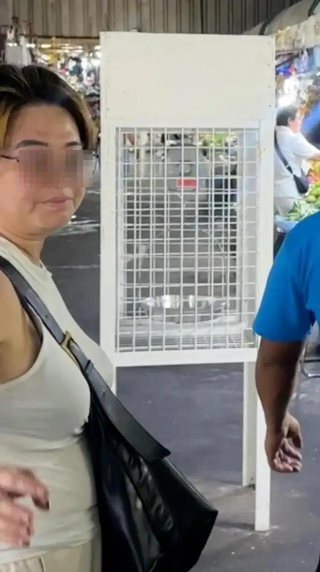主动向李小姐搭讪的女子。(取材自红星新闻)