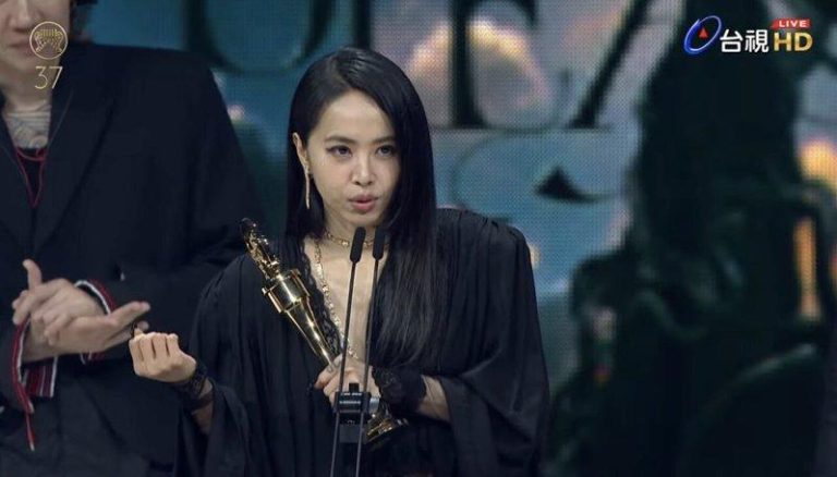蔡依林获得年度专辑奖。图/翻摄自台视YT