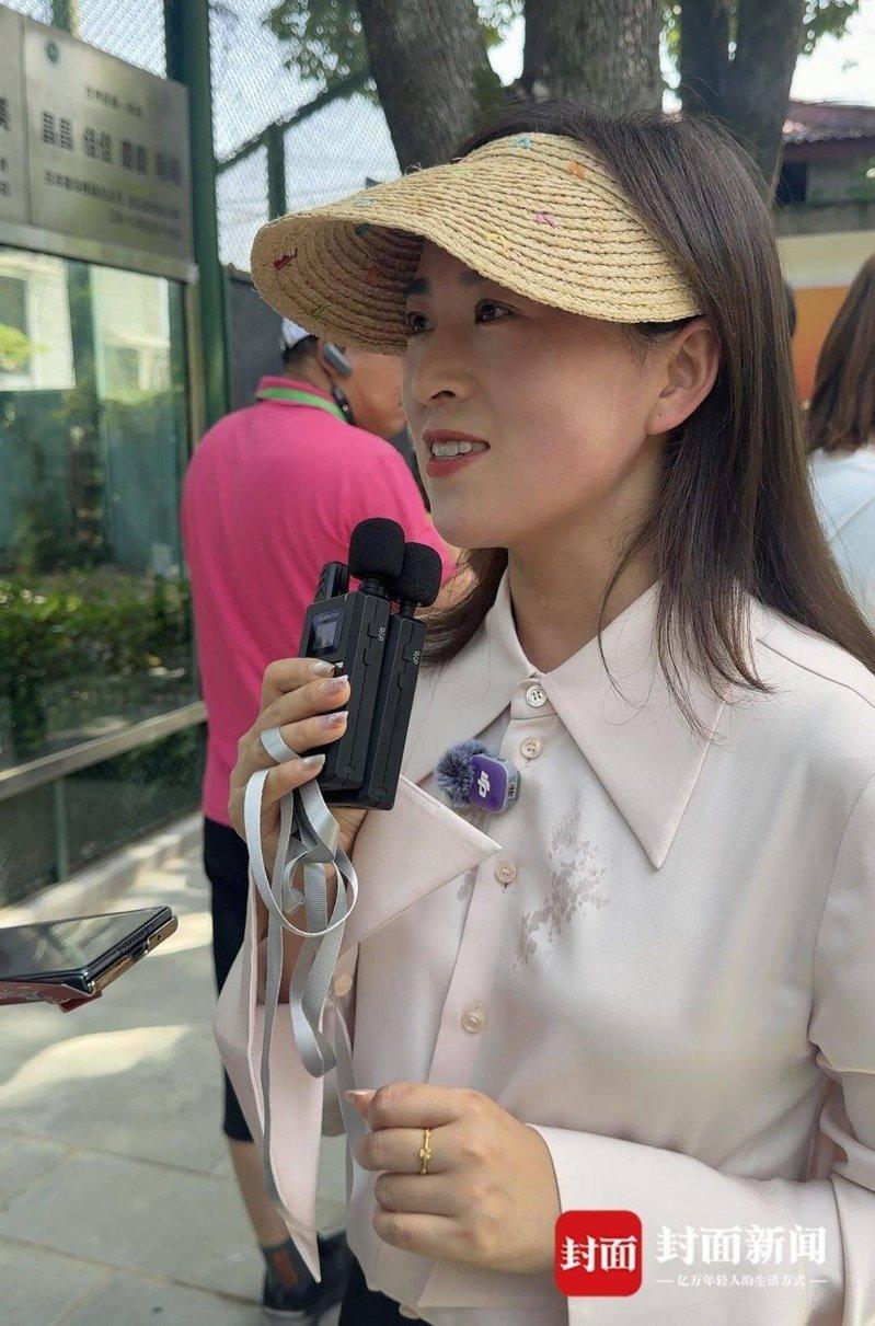 陕西汉中朱鹮国家级自然保护区人工繁育中心主任高洁。（取材自封面新闻）