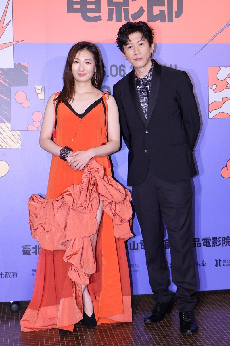 武田梨奈(左)、莫子仪(右)出席台北电影节「香巴拉物语」首映。(记者沈昱嘉/摄影...