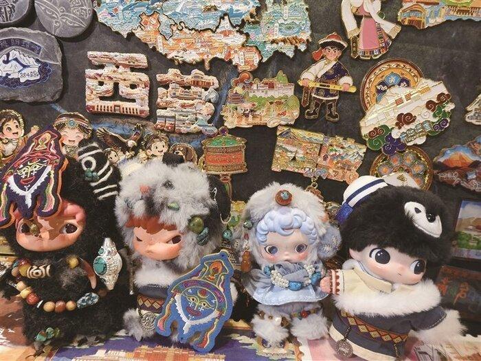 西藏版LABUBU公仔潮玩暴红。(中国西藏新闻网)