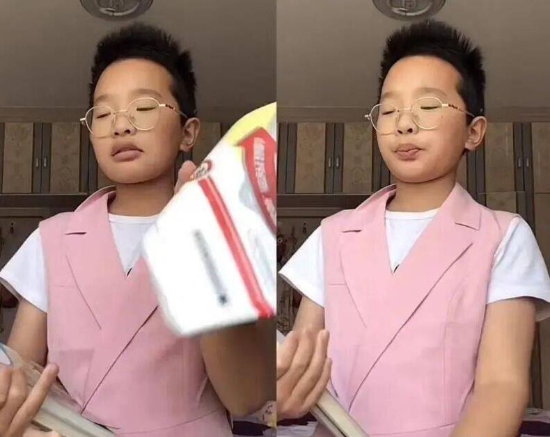 钟美美模仿老师走红。((取材自南方娱乐网)