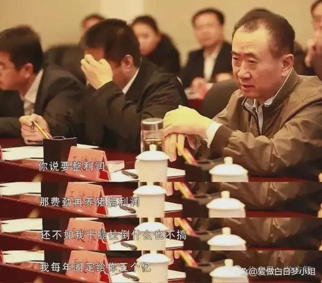 12年前,时任丹寨县县长的徐刘蔚,曾当面「硬刚」万达集团董事长王健林(右)。(取...