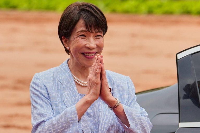 日本首相高市早苗。(美联社)
