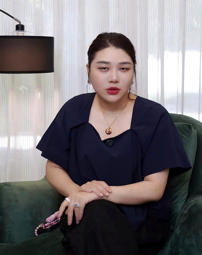 杨天真接受切胃手术后，如今体重稍稍回复。(取材自微博)