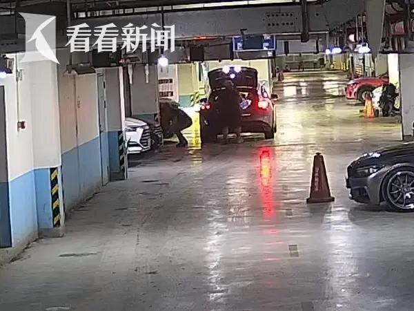 豪车停车库被拆空。（取材自看看新闻）