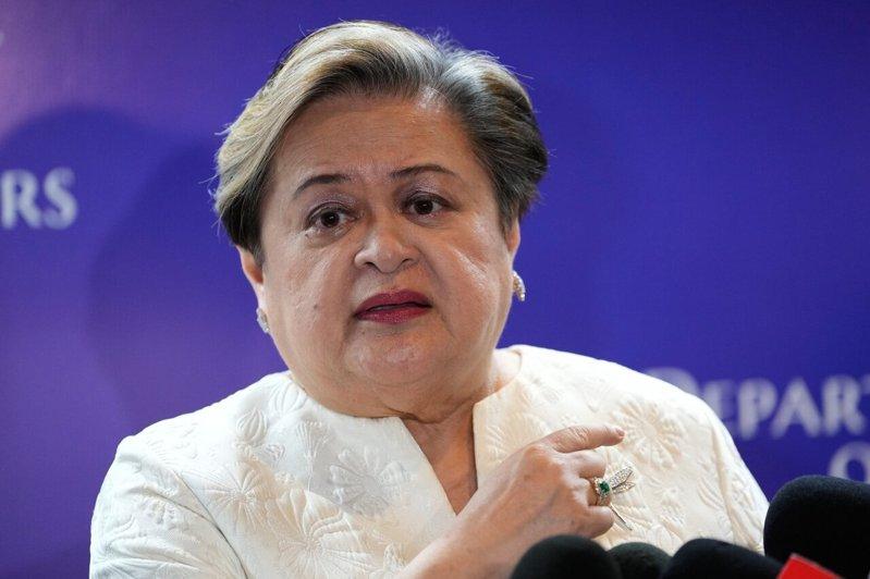 菲律宾外交部长拉萨洛(Maria Theresa Lazaro)。(美联社)