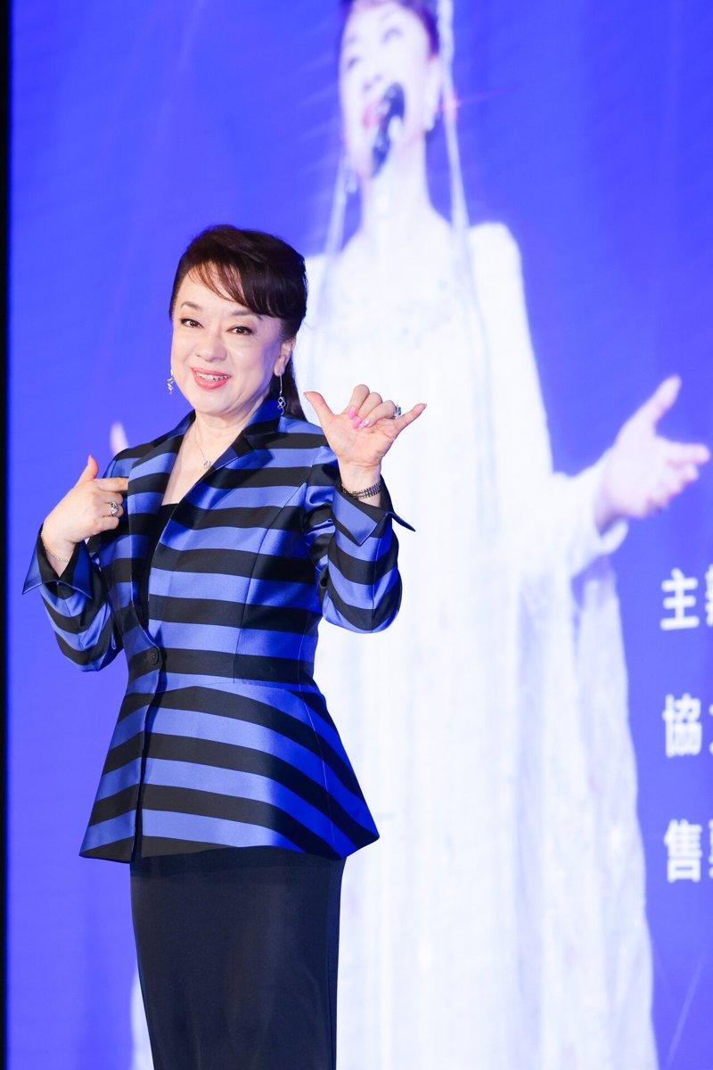 翁倩玉说,人生的后半段最能散发光芒。(记者林士杰/摄影)