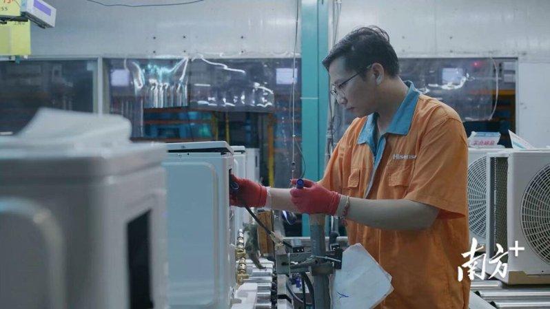 海信专门规画出欧洲订单出货信道。(取材自南方+/受访者供图)