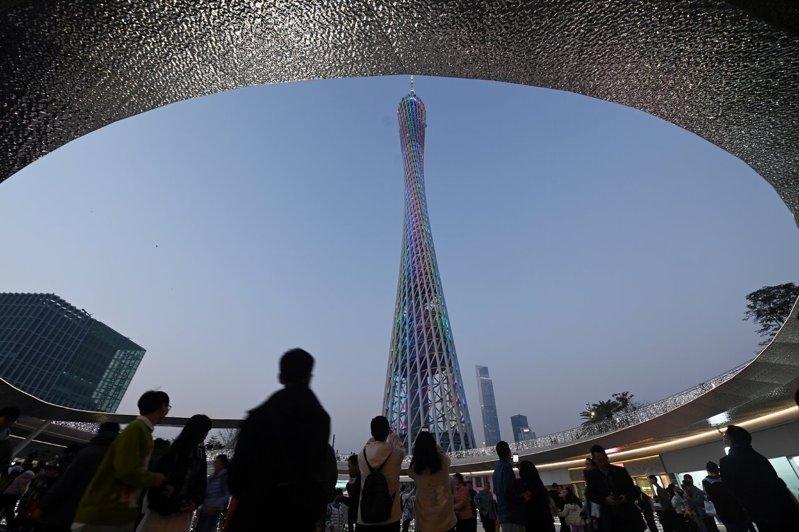 图为广州塔广场。(中新社)