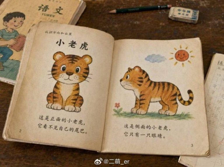 1只没耳朵、1只没尾巴 「两只老虎」歌词解密 温暖且童趣 儿歌「两只老虎」歌词,终于了温暖且极具童趣的解密。(取材自微博)