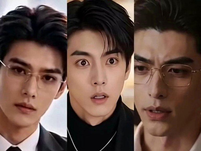 AI短剧 为何满屏共用一张脸 多部AI剧男主长着相似的脸。(取材自中新经纬/短剧平台截屏)