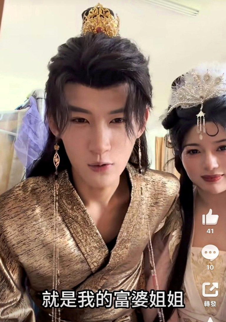 短剧演员钟宇飞澄清「富婆包养」传闻。图／截自微博