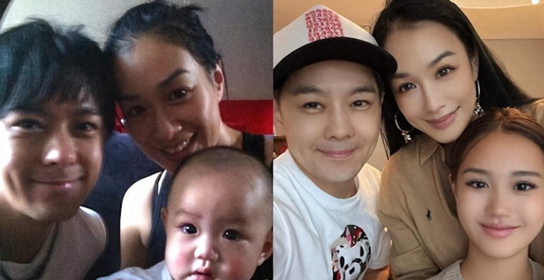 钟丽缇合体林志颖 复刻16年前同框 网:只有女儿长大了 钟丽缇复刻16年前合照同框林志颖唯独女儿悄然长大。(取材自微博)