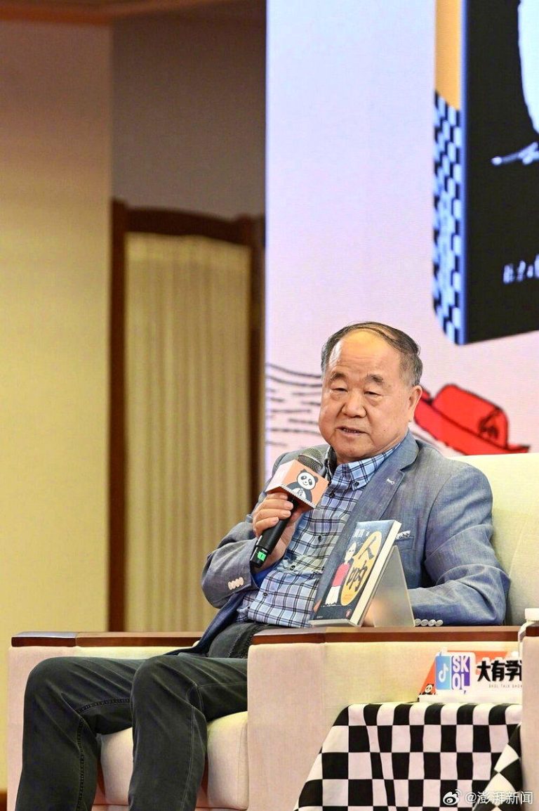 莫言出席2026上海书展。（取材自澎湃新闻）