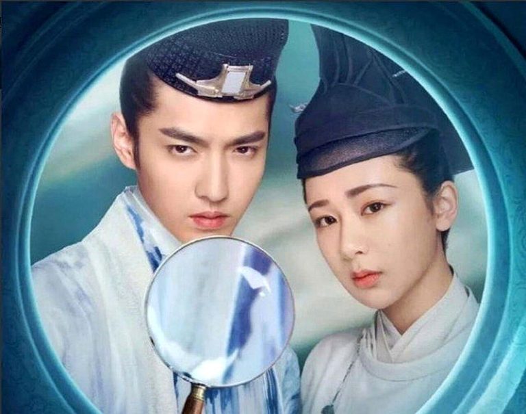 「簪中录」原本的男主是吴亦凡(左)，杨紫则饰演黄梓瑕。（取材自微博）