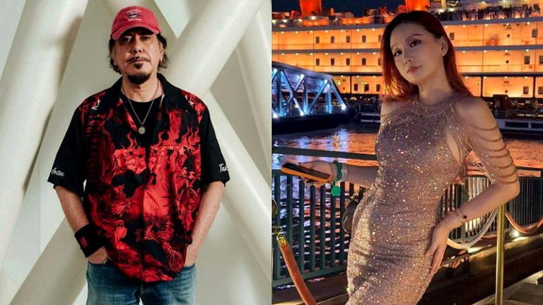 黄秋生呛「土包」 中国美女网红拍片反击:学艺先做人 黄秋生和网红「猫姐」隔空互骂。(摘自微博)