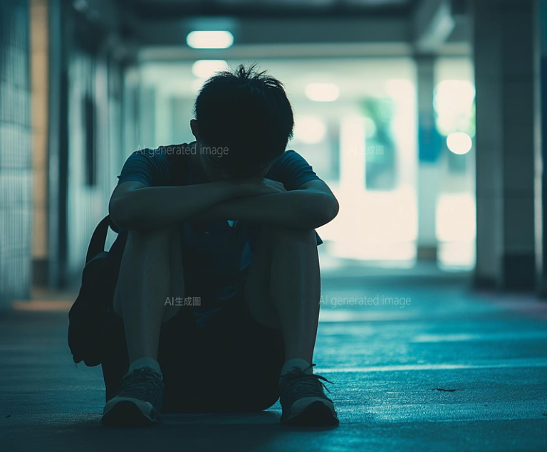 英国一所男校毕业生控告多年前遭教师性侵。图为学生示意图，非新闻当事人。(图：AI...