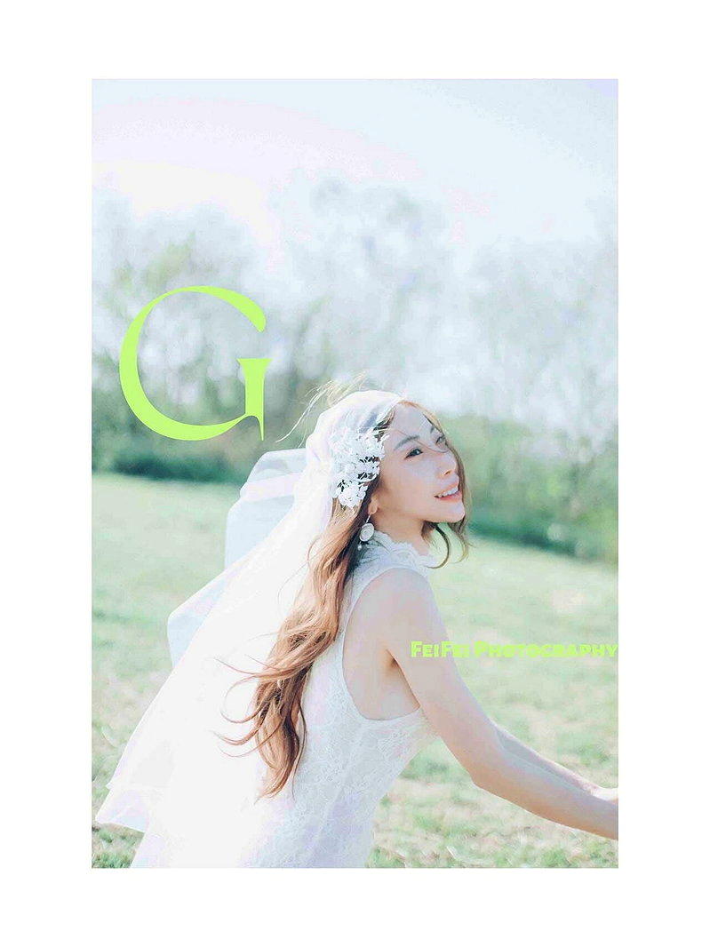 曾格尔公开一系列婚纱照。图／摘自脸书