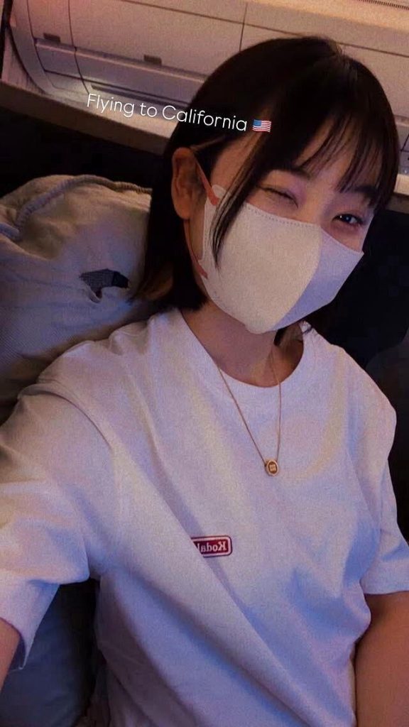 爱莉莎莎到美国旅行。图／摘自goodalicia IG