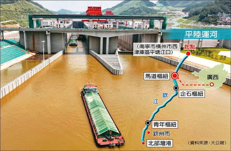 平陆运河将于9月16日正式建成通航。(新华社)