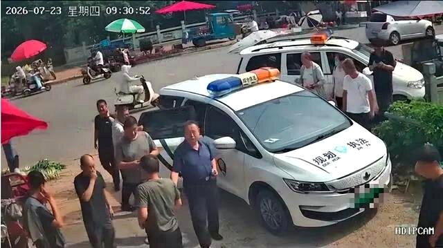 多部门上门检查,图为监视画面。(取材自大风新闻)