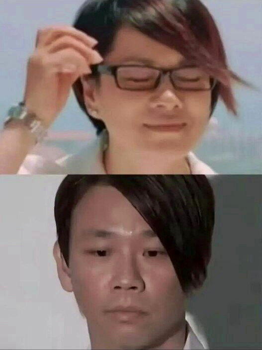 浙大韩高荣教授的发型被指与歌手毛阿敏(上图)和陶喆(下图)相似。(取材自都市快报...