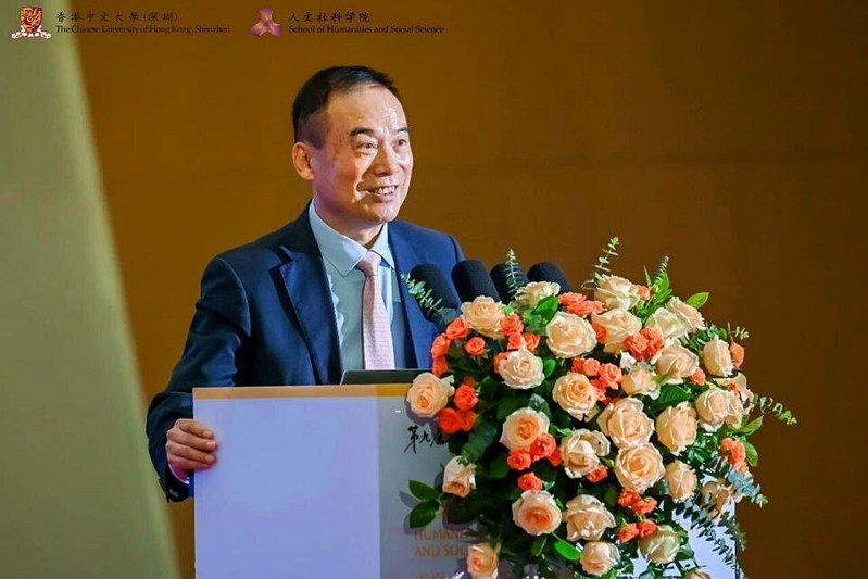 香港中文大学(深圳)校长徐扬生院士。(取材自封面新闻)