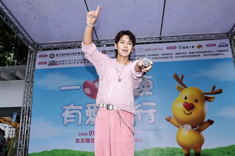鼓鼓担任公益活动大使。记者王聪贤／摄影
