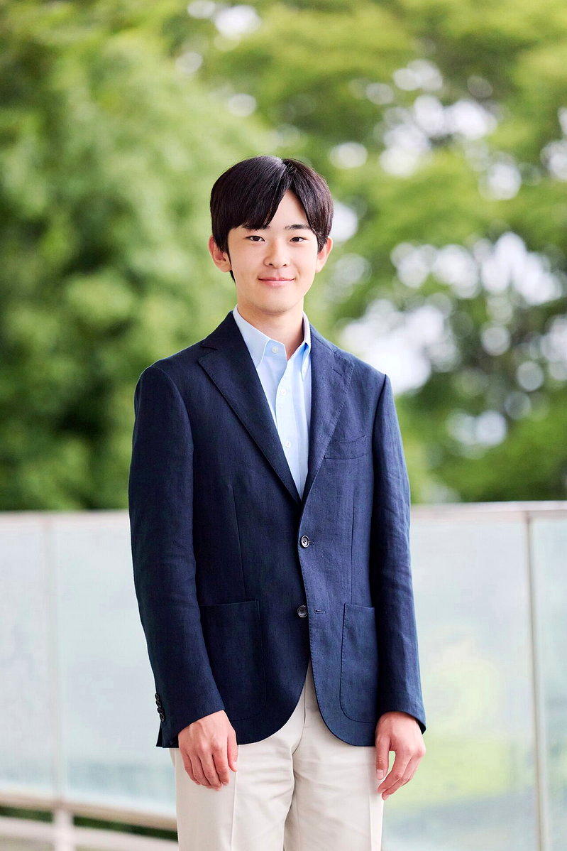日本皇室秋筿宫家的长子悠仁亲王今天迎来20岁生日。(美联社)