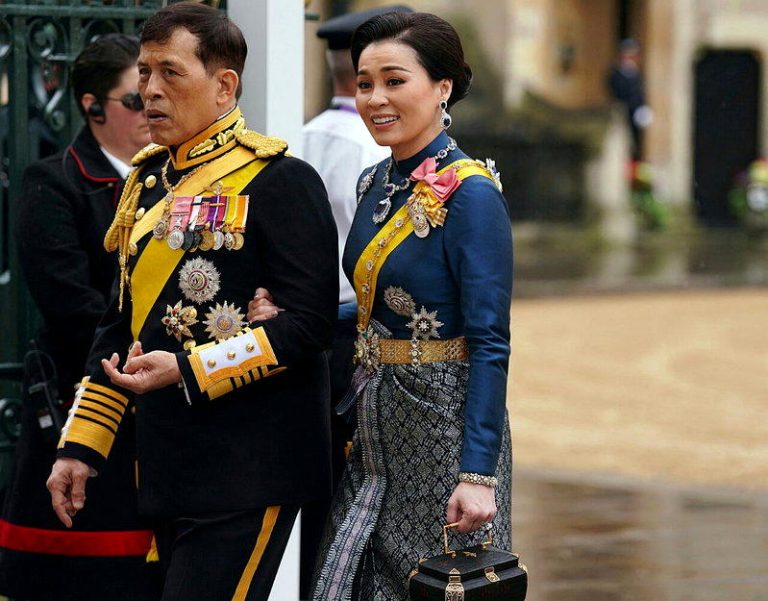 泰国国王瓦吉拉隆功夫妇2024年访问伦敦。（路透）