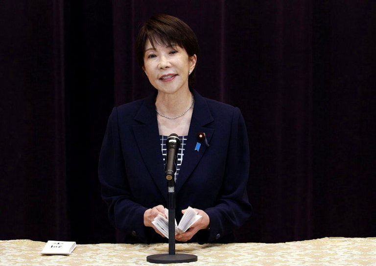 日本首相高市早苗。欧新社