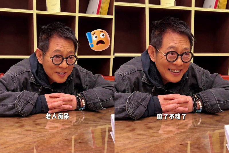 李连杰分享近况。图/截自小红书/李连杰
