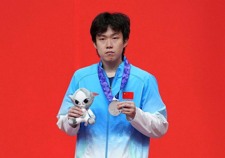 男乒世界第一 8年来首次非中国人 王楚钦掉到第4 男乒世界第一易主,原世界第一王楚钦滑落至第四。图为亚运会乒乓球项目男子单打,王楚...