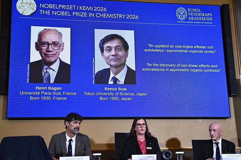 瑞典皇家科学院7日宣布,2026年诺贝尔化学奖颁给法国巴黎南大学荣誉教授凯根(H...