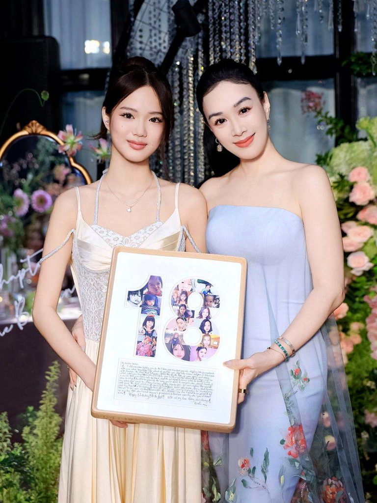 钟丽缇女儿落榜?自嘲「没那么聪明」坦言主动选择重考 钟丽缇(右)日前替女儿Jaden(张思捷)庆祝18岁生日。(取材自Instagr...