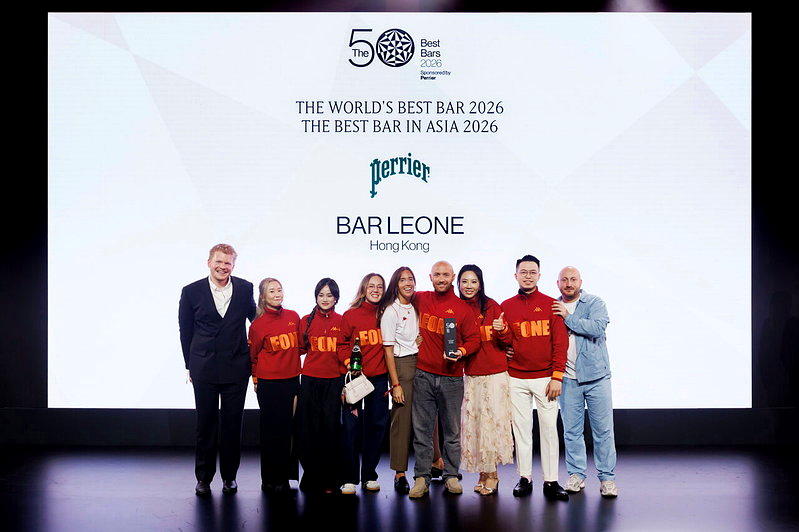香港「Bar Leone」连续第二年位居「全球50最佳酒吧」 No.1。图／Th...