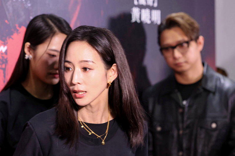 张钧宁(左)、柯汶利交往逾3年。记者林士杰/摄影