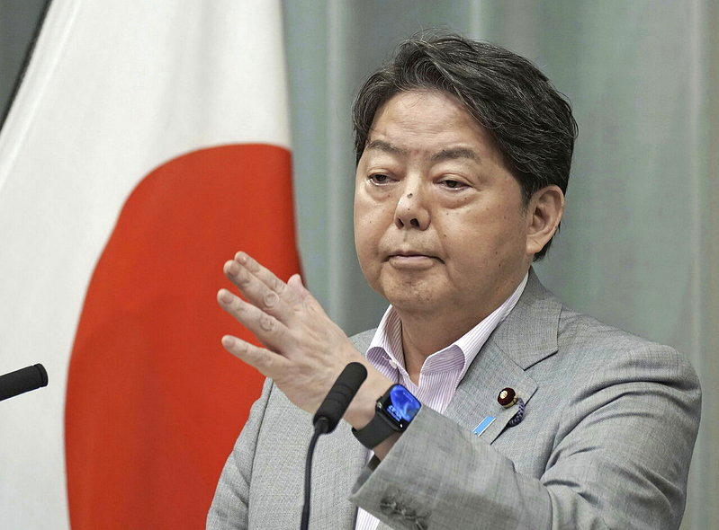 日本官房长官林芳正。 (美联社数据照)