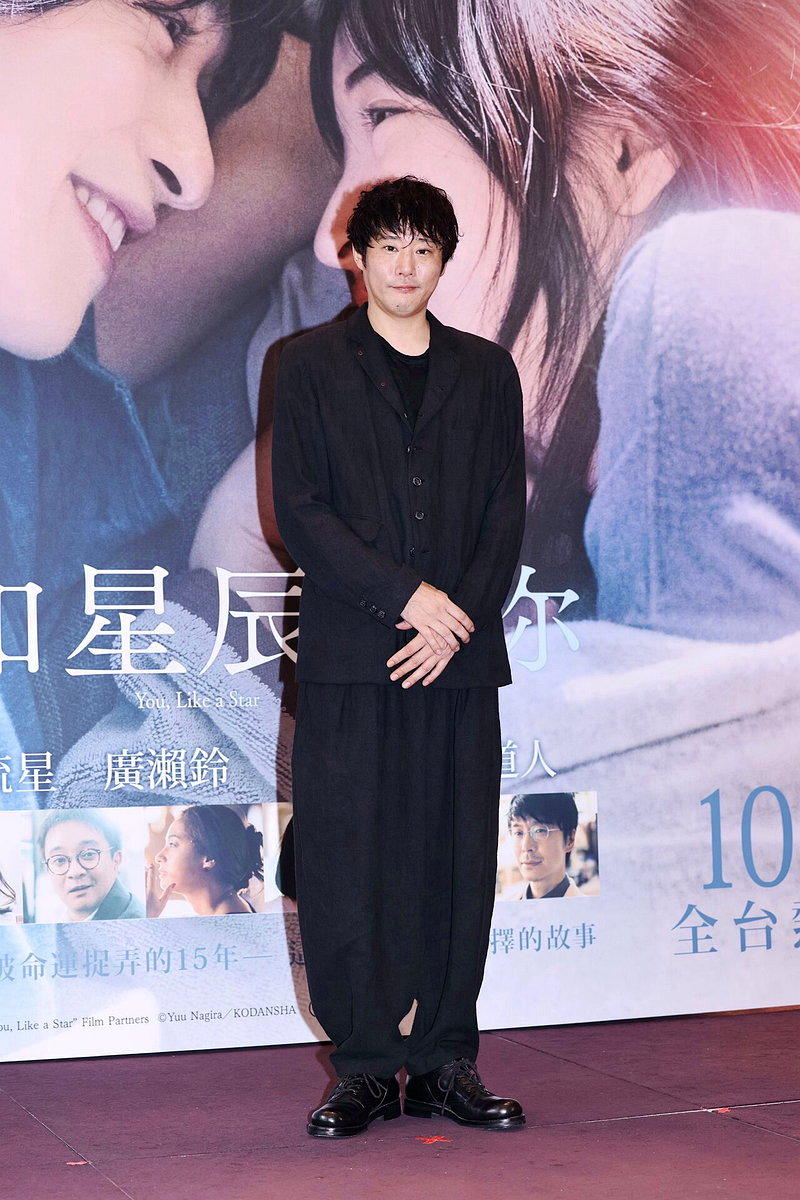 藤井道人分享拍摄「宛如星辰的你」趣事。记者王聪贤／摄影