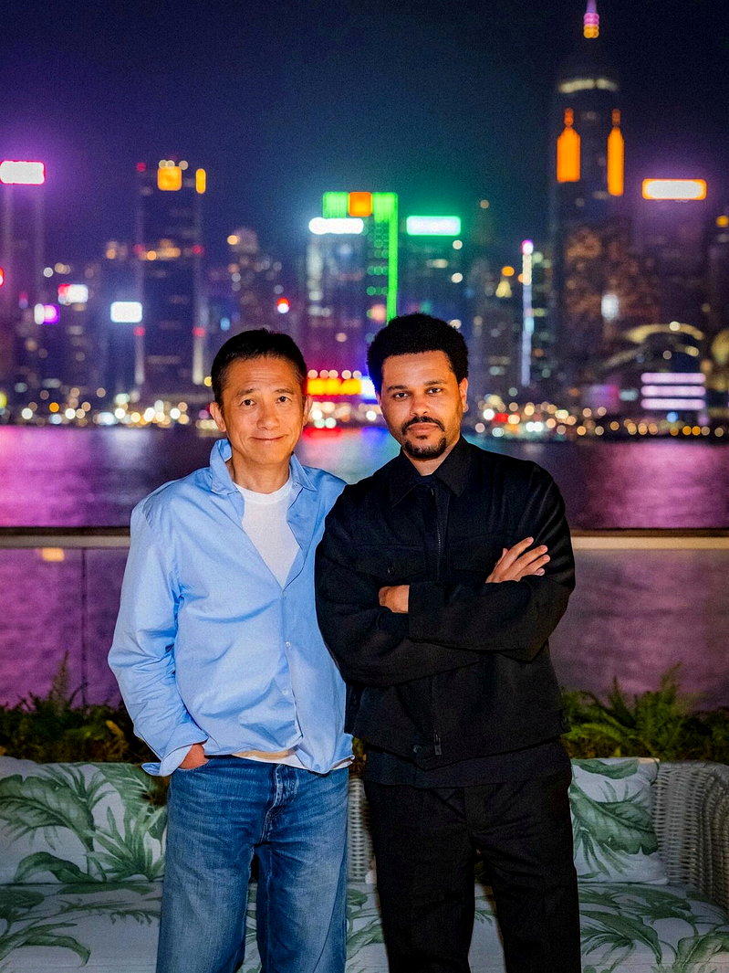 梁朝伟意外和威肯友好交情。（取材自carinalau1208 IG）
