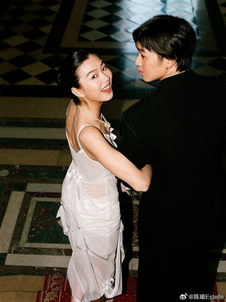 中国知名歌手林依轮长子林子濠与法籍华裔超模陈瑜宣布婚讯。（取自陈瑜微博）